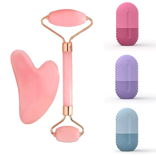 Facial Ice Massage Roller Set